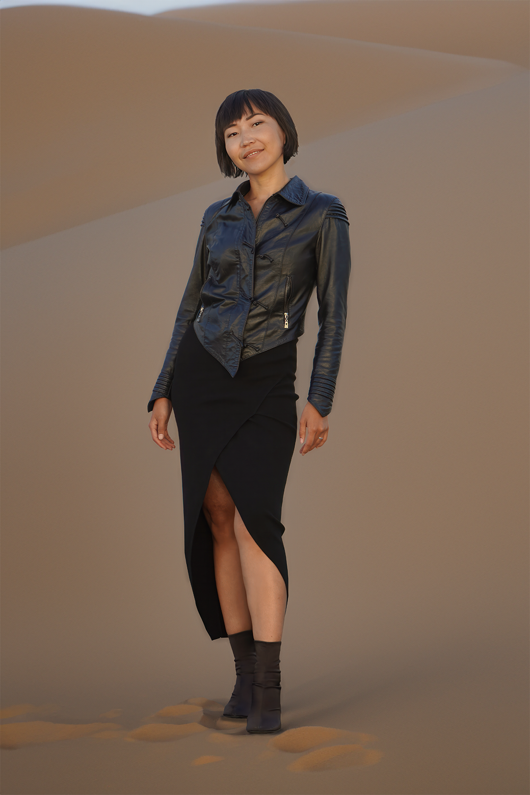 NO 2. FATHER SKY: LEATHER JACKET (female)