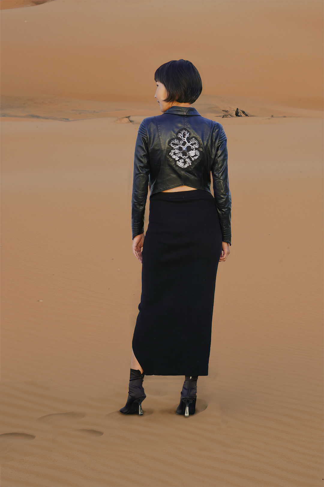 NO 2. FATHER SKY: LEATHER JACKET (female)