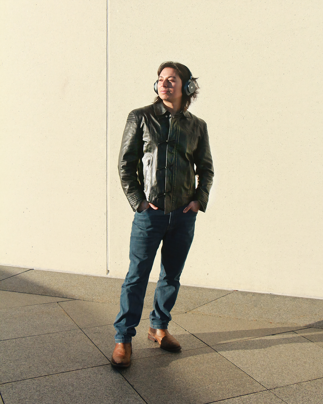 NO 2. FATHER SKY: LEATHER JACKET (male)