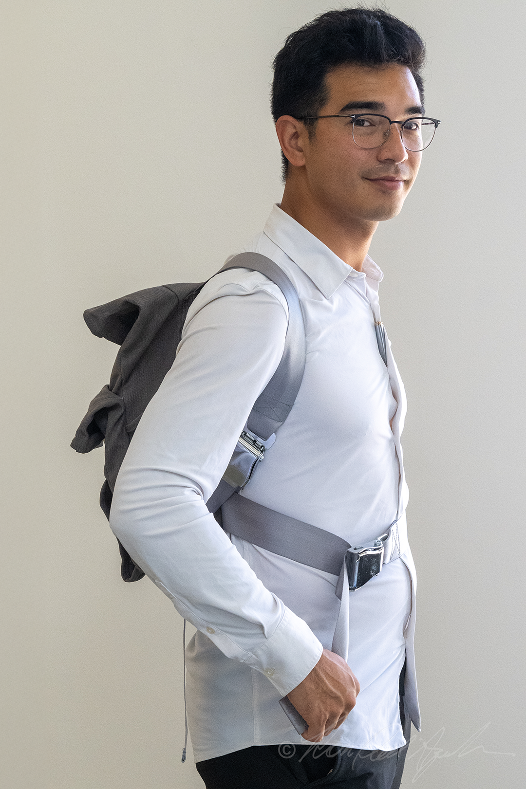 NO 2. FATHER SKY: AIRPLANE SEATBELT BACKPACK